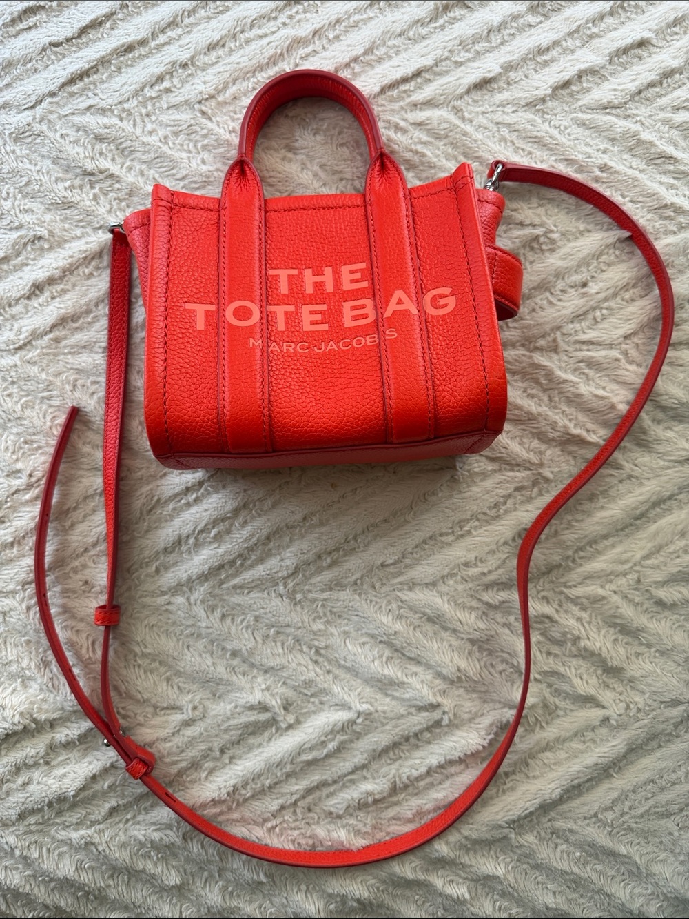 Marc Jacobs Red Mini Tote Crossbody